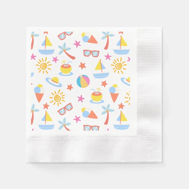 Playful Summer Napkin (Front)