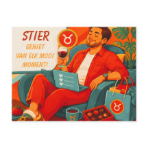 Playful Taurus Birthday Card for [Him]