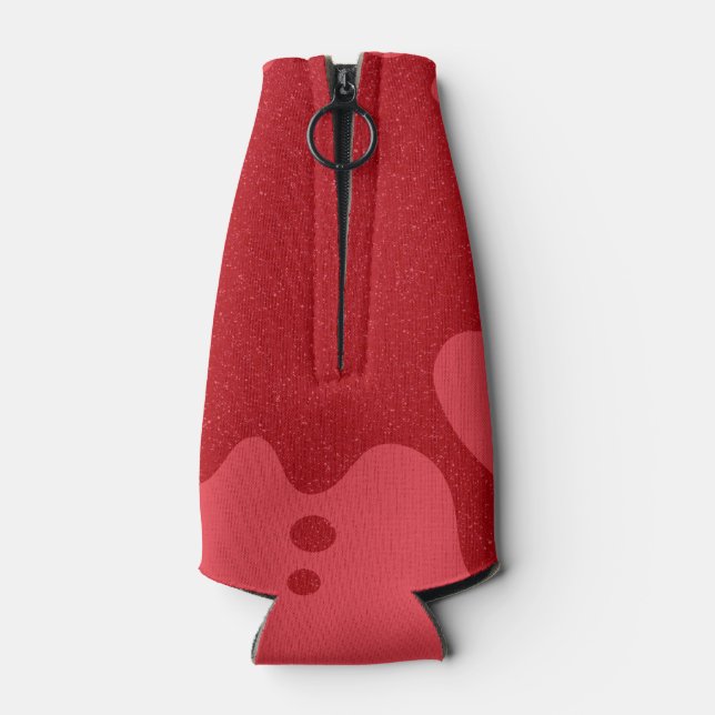 Playful Tomato Red Pattern Cooler – Customisable (Back)