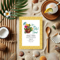 Playful Tropical Tiki Wedding