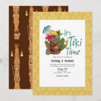 Playful Tropical Tiki Wedding