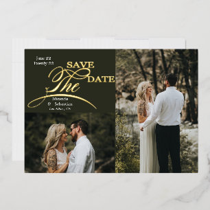 Playful Typography 2 Photo Save The Date