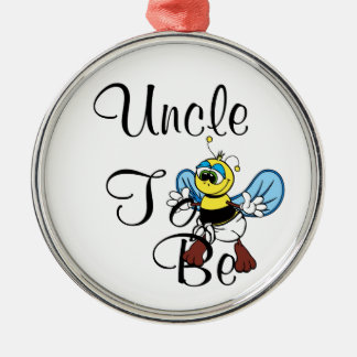 Playful Uncle To Be Metal Tree Decoration