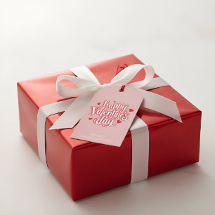 Playful Valentine Gift Tag with Hearts – Love Gift