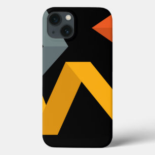 PLayful, vibrant, modern, urban graphic ways iPhone 13 Case
