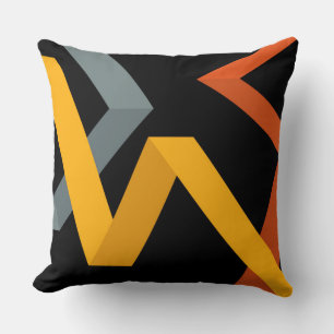 PLayful, vibrant, modern, urban graphic ways Cushion