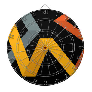 PLayful, vibrant, modern, urban graphic ways Dartboard