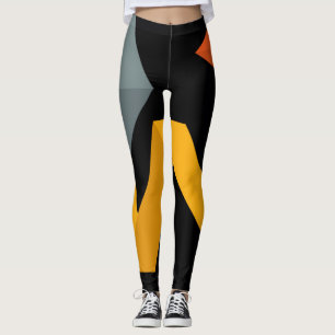 PLayful, vibrant, modern, urban graphic ways Leggings