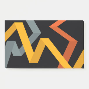 PLayful, vibrant, modern, urban graphic ways Post-it Notes