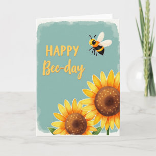 Playful Watercolor Birthday Card