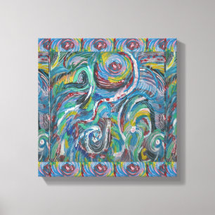 Playful Waves Beauty : Romantic Sensual LOWPRICE Canvas Print