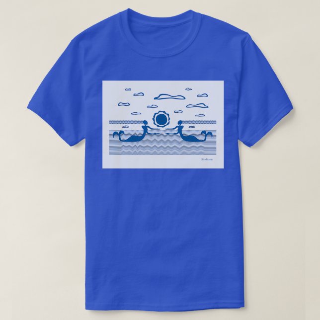 playful waves T-Shirt (Design Front)