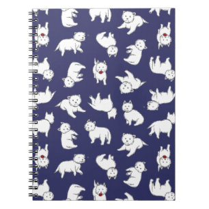 Playful Westies Spiral Notebook