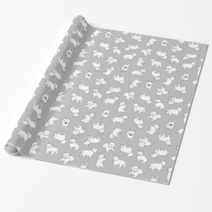 Playful Westies Wrapping Paper
