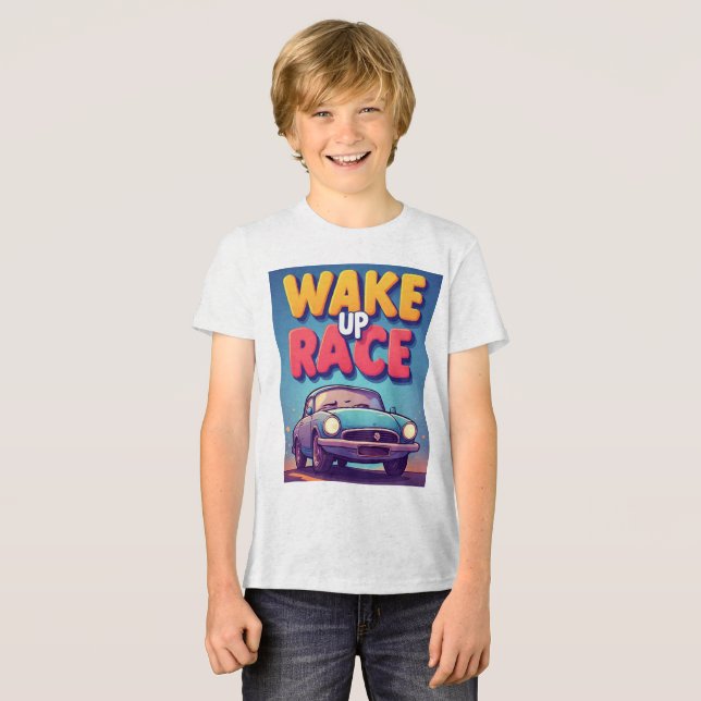 🌟 Playful Wheels For Tiny Travelers 🚗 Tri-Blend Shirt (Front Full)