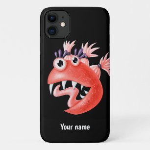 Playful Whimsical Funny Creature Girl Name iPhone 11 Case