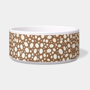 Playful White Polka Dots Dog