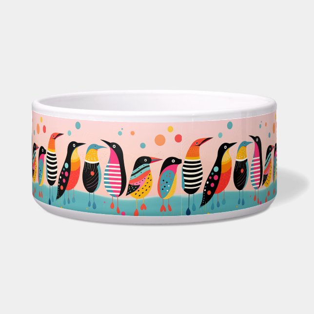 Playfully decorative birds with patterns (Front)
