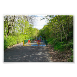 Playground at Allan Park, Sowerby Bridge Photo Print