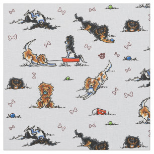 Playground Cavalier CKCS Spaniels Oyster Fabric