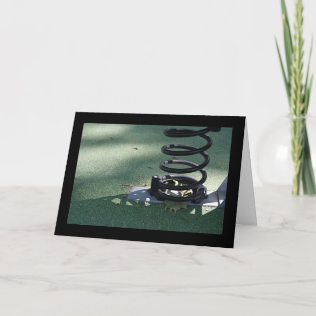 Playground for Children 16 Metal Spring card (Front)