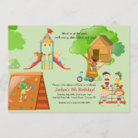 Playground Fun Invitation