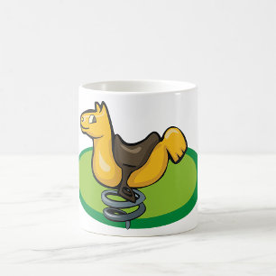 Playground Horse Spring Rider Coffee Mug
