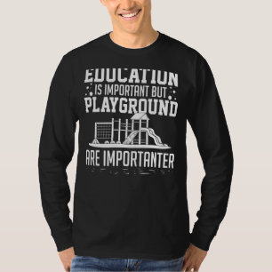 Playground Indoor Games Slide Outdoor Children T-Shirt