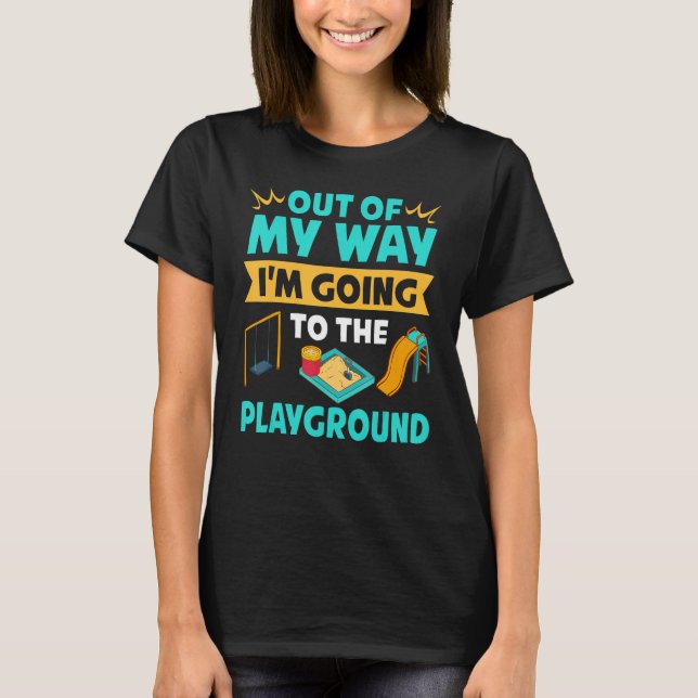 Playground Indoor Games Slide Outdoor Children T-Shirt (Front)