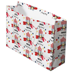 Playground Kids Boys Girls Birthday Custom Name Large Gift Bag