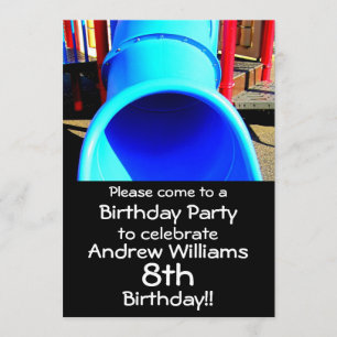 Playground or Park Birthday Party Invitation