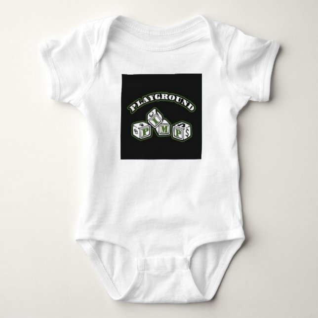 Playground Pimp Baby Bodysuit (Front)