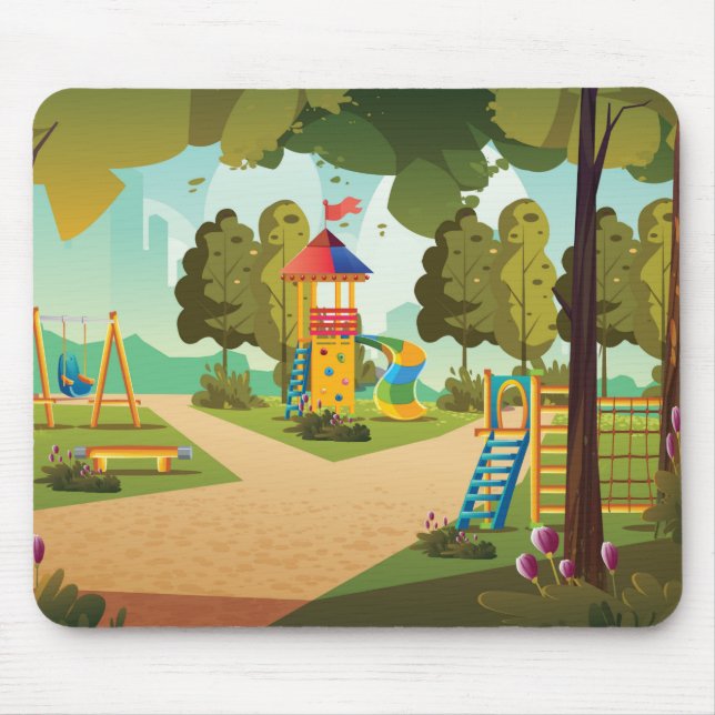 Playground Sketch Mouse Mat (Front)