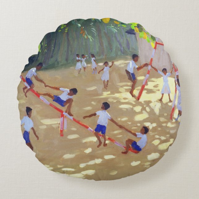 Playground Sri Lanka 1998 Round Cushion (Front)