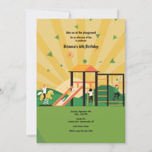 Playground Sunny Day Invitation