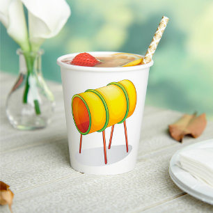 Playground Tunnel Tube Kids Activities Paper Cups