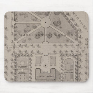 Playground, Washington Square, San Francisco Mouse Mat