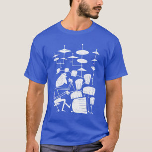 Playhat Beat Drummer Drums Classic Jazz Rock Vinta T-Shirt