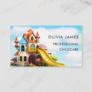 Playhouse Babysitter Nanny Childcare Daycare Business Card