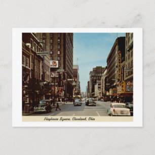 Playhouse Square, Cleveland, Ohio Vintage Postcard