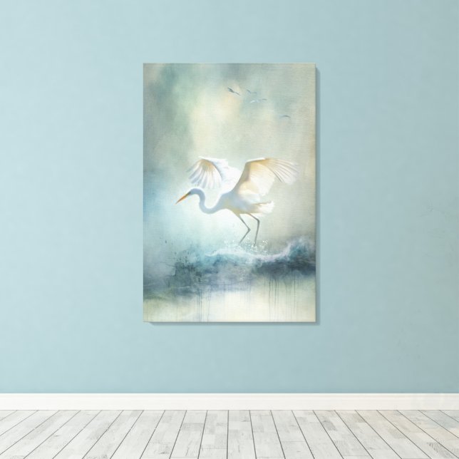 Playin The Blues Canvas Print (Insitu(Wood Floor))