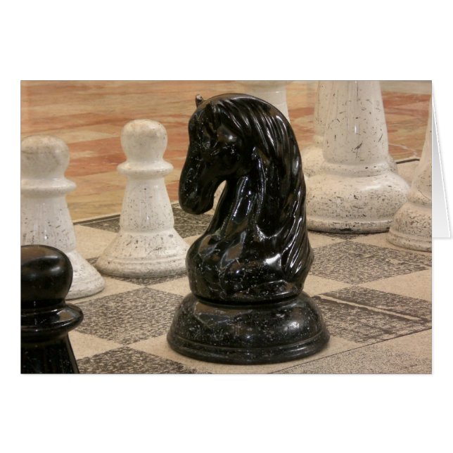 Playing a game of Chess (Front Horizontal)