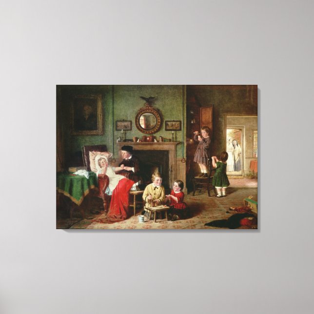 Playing at Doctors Canvas Print (Front)