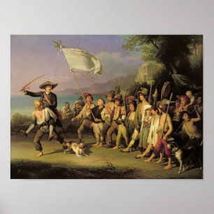 Playing at Soldiers, Roman Revolution 1848 Poster