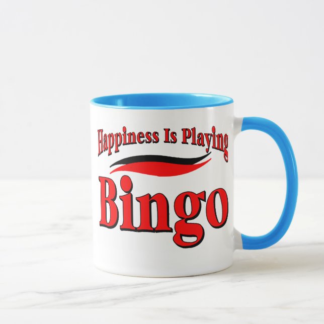 Playing Bingo Mug (Right)