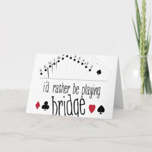 Playing Bridge Card