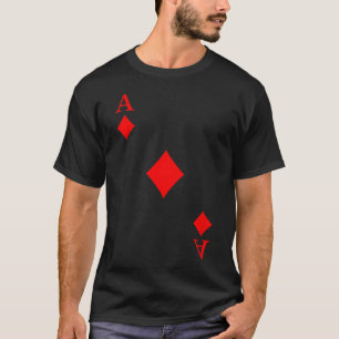 Playing Card Ace Of Diamonds Poker Card T-Shirt