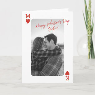 Playing Card Couple Photo Love Valentine's Day