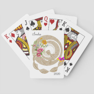 Playing Card Deck Victorian Floral