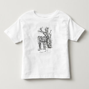 Playing card depicting immigrants arriving toddler T-Shirt